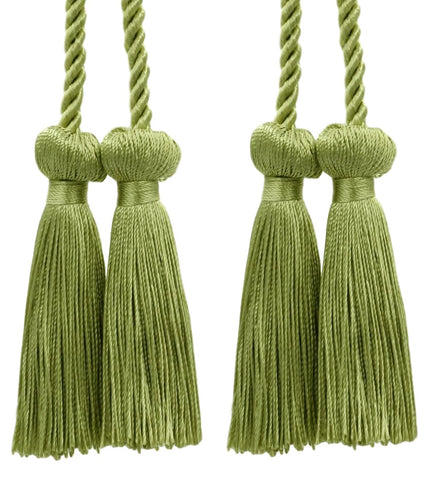 DÉCOPRO Decorative Double Tassel Curtain and Drapery Tieback / Holdback, 3