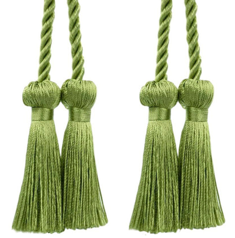 DÉCOPRO Decorative Double Tassel Curtain and Drapery Tieback / Holdback, 3