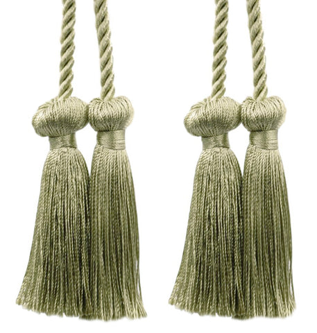 DÉCOPRO Decorative Double Tassel Curtain and Drapery Tieback / Holdback, 3