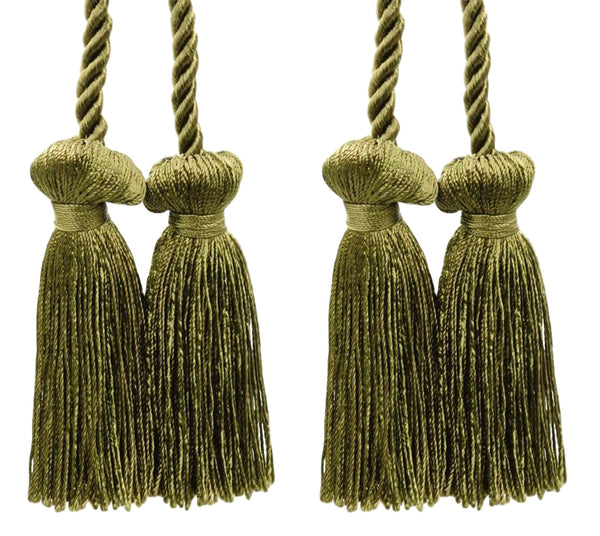 DÉCOPRO Decorative Double Tassel Curtain and Drapery Tieback / Holdback, 3