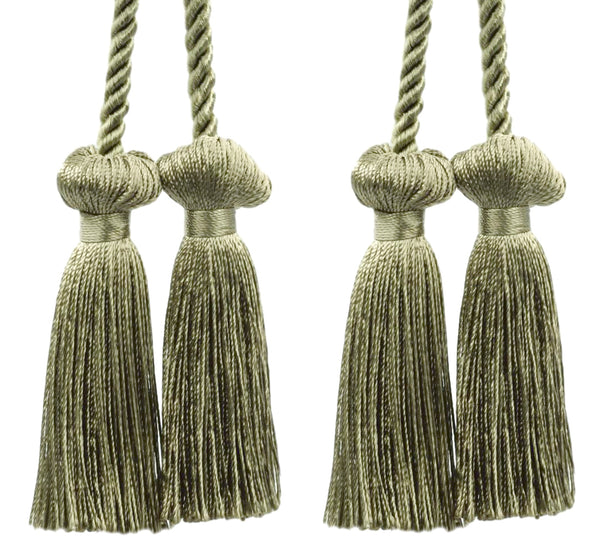 DÉCOPRO Decorative Double Tassel Curtain and Drapery Tieback / Holdback, 3