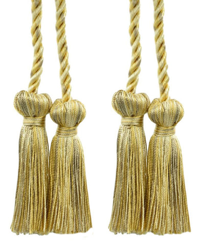 DÉCOPRO Decorative Double Tassel Curtain and Drapery Tieback / Holdback, 3