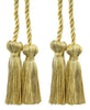 DÉCOPRO Decorative Double Tassel Curtain and Drapery Tieback / Holdback, 3