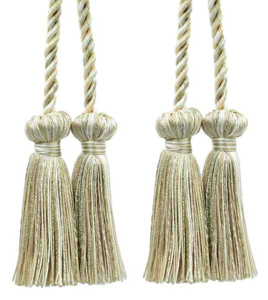 DÉCOPRO Decorative Double Tassel Curtain and Drapery Tieback / Holdback, 3