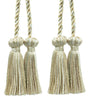 DÉCOPRO Decorative Double Tassel Curtain and Drapery Tieback / Holdback, 3