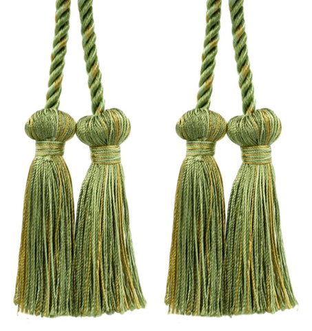 DÉCOPRO Decorative Double Tassel Curtain and Drapery Tieback / Holdback, 3