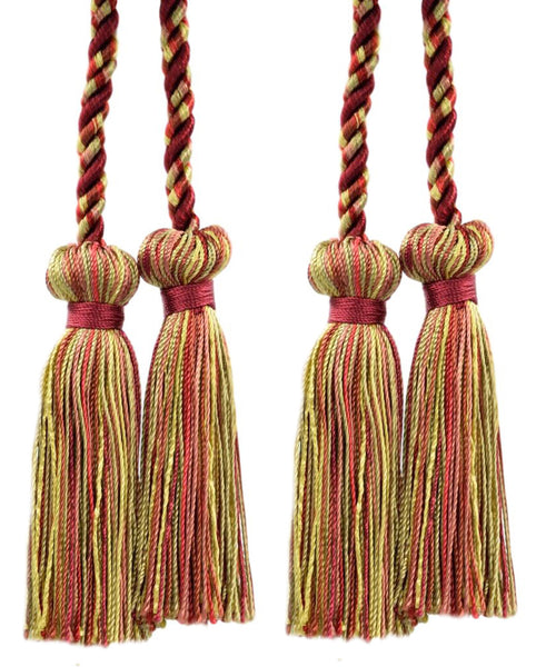 DÉCOPRO Decorative Double Tassel Curtain and Drapery Tieback / Holdback, 3