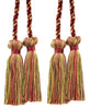 DÉCOPRO Decorative Double Tassel Curtain and Drapery Tieback / Holdback, 3