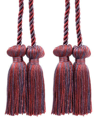 DÉCOPRO Decorative Double Tassel Curtain and Drapery Tieback / Holdback, 3