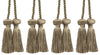 DÉCOPRO Decorative Double Tassel Curtain and Drapery Tieback / Holdback, 3