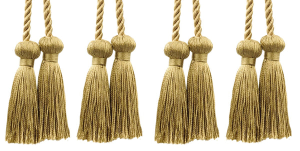 DÉCOPRO Decorative Double Tassel Curtain and Drapery Tieback / Holdback, 3