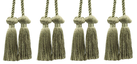 DÉCOPRO Decorative Double Tassel Curtain and Drapery Tieback / Holdback, 3