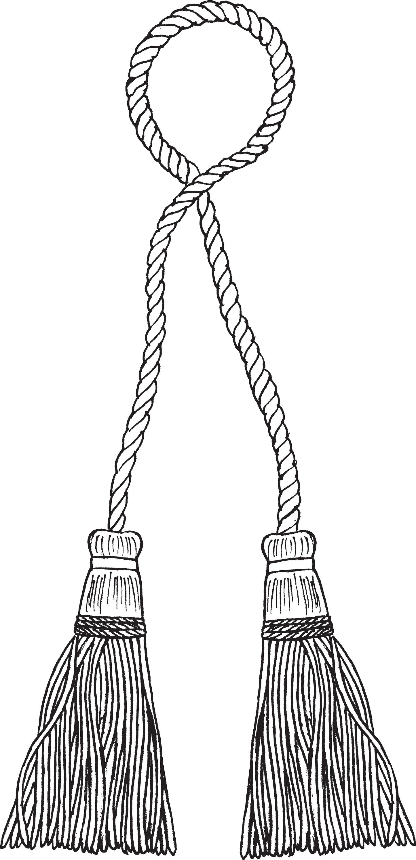 DÉCOPRO Decorative Chainette Double Tassel Curtain and Drapery Tieback / Holdback, 4" (10cm), 29" (73.5cm) # CDCT, Nautical Blue #565 (Navy Blue, Yellow Gold, Midnight Blue) | Sold Individually - DecoPro