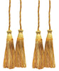 DÉCOPRO Decorative Chainette Double Tassel Curtain and Drapery Tieback / Holdback, 4