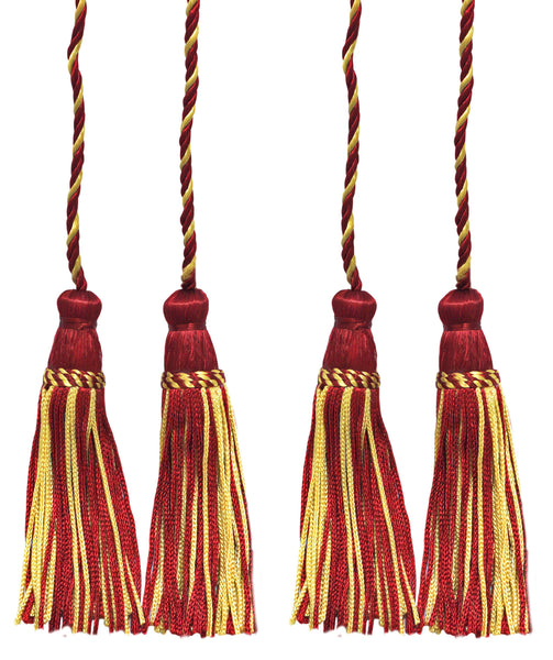 DÉCOPRO Decorative Chainette Double Tassel Curtain and Drapery Tieback / Holdback, 4