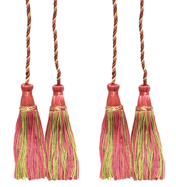 DÉCOPRO Decorative Chainette Double Tassel Curtain and Drapery Tieback / Holdback, 4