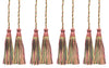 DÉCOPRO Decorative Chainette Double Tassel Curtain and Drapery Tieback / Holdback, 4