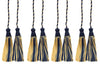 DÉCOPRO Decorative Chainette Double Tassel Curtain and Drapery Tieback / Holdback, 4