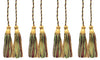 DÉCOPRO Decorative Chainette Double Tassel Curtain and Drapery Tieback / Holdback, 4