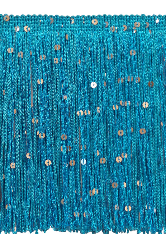 #Color_Turquoise Blue with Sequins (Color# 04)