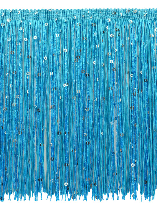 #Color_Turquoise Blue with Sequins (Color# 04)