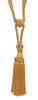DÉCOPRO Elegant Chainette Curtain & Drapery Tassel Tieback - Compact Design, Tassel Length 5 3/4