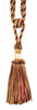 DÉCOPRO Elegant Chainette Curtain & Drapery Tassel Tieback - Compact Design, Tassel Length 5 3/4