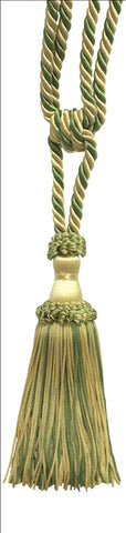 DÉCOPRO Elegant Chainette Curtain & Drapery Tassel Tieback - Compact Design, Tassel Length 5 3/4