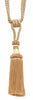DÉCOPRO Elegant Chainette Curtain & Drapery Tassel Tieback - Compact Design, Tassel Length 5 3/4