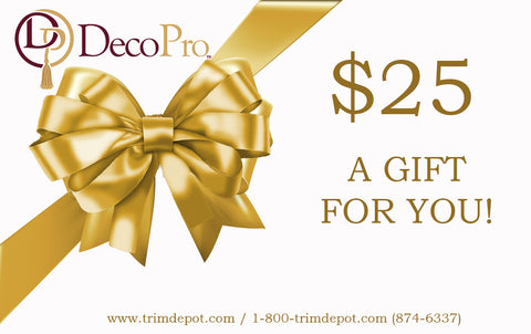DecoPro Gift Certificates