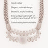 DÉCOPRO Lavish Curtain and Drapery Tieback with large Beaded Ball and Translucent Beads Tieback, Spread 40