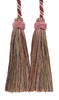 DÉCOPRO Imperial Collection Double Tassel Curtain and Drapery Tieback / Holdback, 4