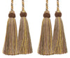 DÉCOPRO Imperial Collection Double Tassel Curtain and Drapery Tieback / Holdback, 4