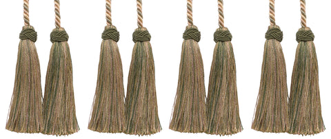 DÉCOPRO Imperial Collection Double Tassel Curtain and Drapery Tieback / Holdback, 4