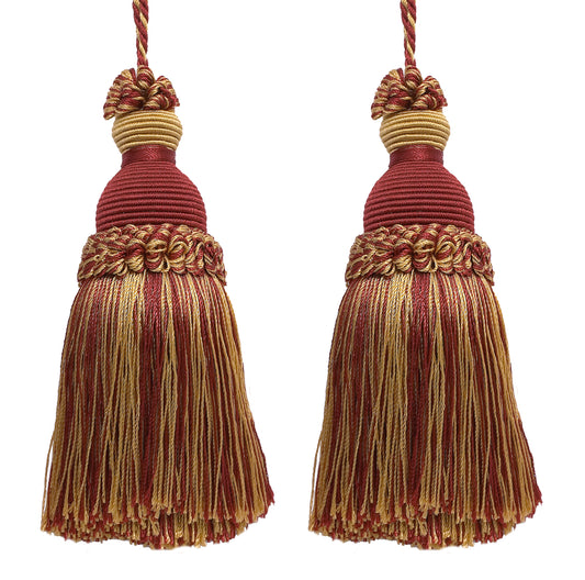 #Color_Burgundy Gold Red Multicolor (Color# 1253)