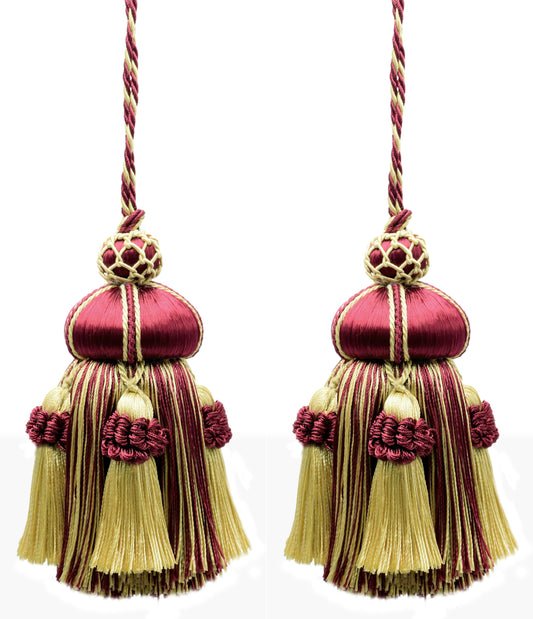 #Color_Burgundy Gold Red Multicolor (Color# 1253)