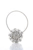 DÉCOPRO Magnetic Curtain and Drapery Tieback with Beautiful Rhinestone Flower Design Tieback, Spread 8