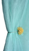 DÉCOPRO Magnetic Curtain and Drapery Tieback with Beautiful Rhinestone Peacock Design Tieback, Spread 8