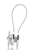 DÉCOPRO Magnetic Curtain and Drapery Tieback with Beautiful Rhinestone Daisy Design Tieback, Spread 8