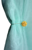 DÉCOPRO Magnetic Curtain and Drapery Tieback with Beautiful Rhinestone Blossom Design Tieback, Spread 8