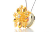 DÉCOPRO Magnetic Curtain and Drapery Tieback with Beautiful Rhinestone Daffodil Design Tieback, Spread 8