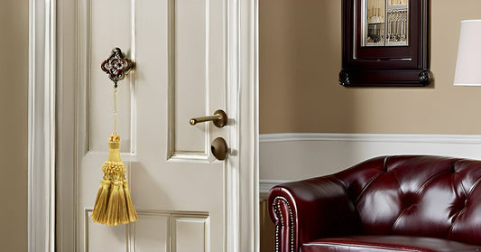 Noblesse Collection Elegant Hand Crafted 4" (10cm) Key Tassel (NKT) | Sold Individually, #4875R2 Multicolor / Dark Gold - DecoPro