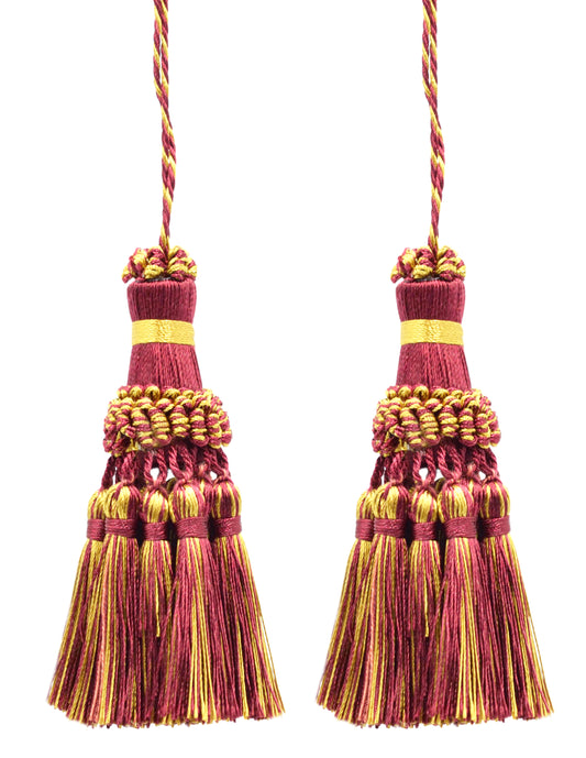 #Color_Burgundy Gold Red Multicolor (Color# 1253)