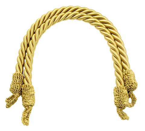DÉCOPRO Beautifully Handcrafted Curtain and Drapery Decorative Rope Tieback, Spread 24