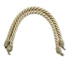 DÉCOPRO Beautifully Handcrafted Curtain and Drapery Decorative Rope Tieback, Spread 24