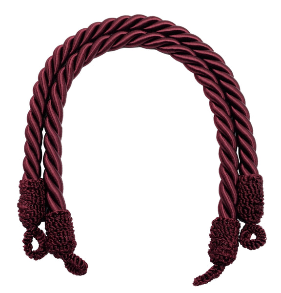 DÉCOPRO Beautifully Handcrafted Curtain and Drapery Decorative Rope Tieback, Spread 24