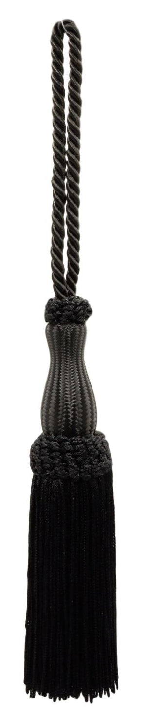 DÉCOPRO Decorative Silky 5" # SKT, Pure Black #K9 (Jet Black) | Set of 2 - DecoPro