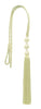 DÉCOPRO Sleek and Silky Curtain & Drapery Tassel Tieback with Handcrafted Triple Ball Design, Tassel Length 9