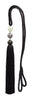 DÉCOPRO Sleek and Silky Curtain & Drapery Tassel Tieback with Handcrafted Triple Ball Design, Tassel Length 9