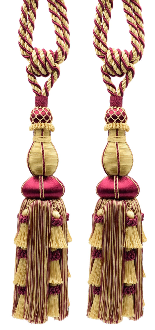 #Color_Burgundy Gold Red Multicolor (Color# 1253)